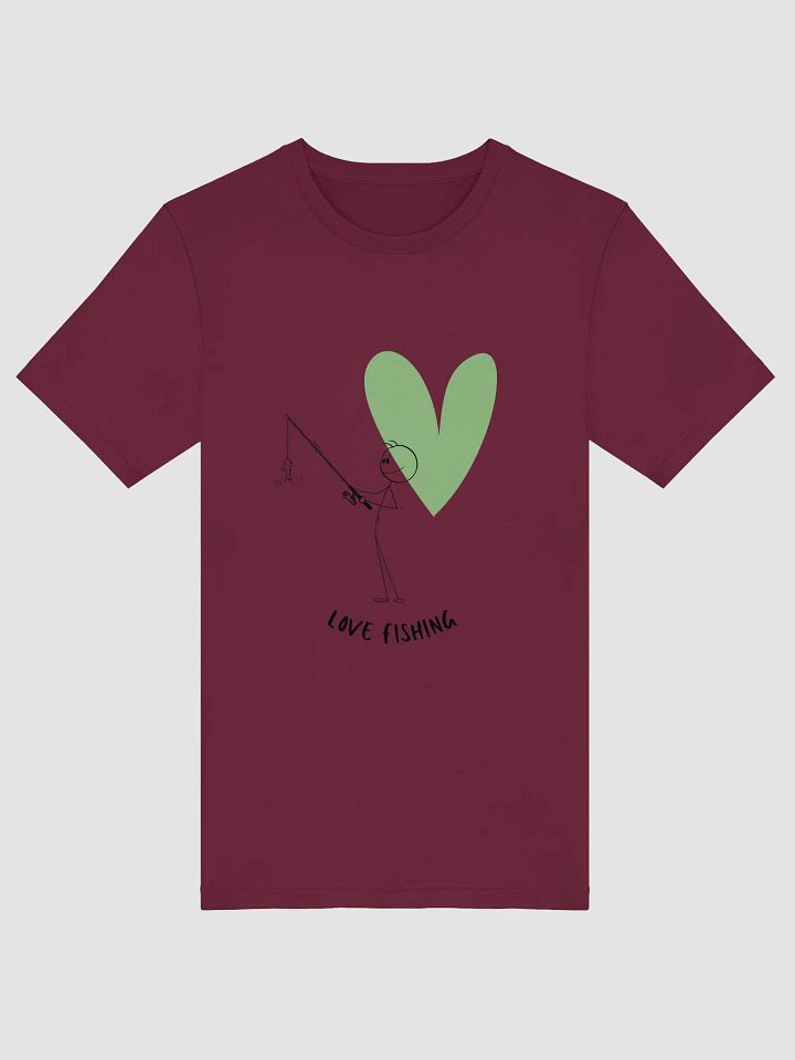 Love Fishing Heart Cartoon Supersoft T-Shirt product image (7)