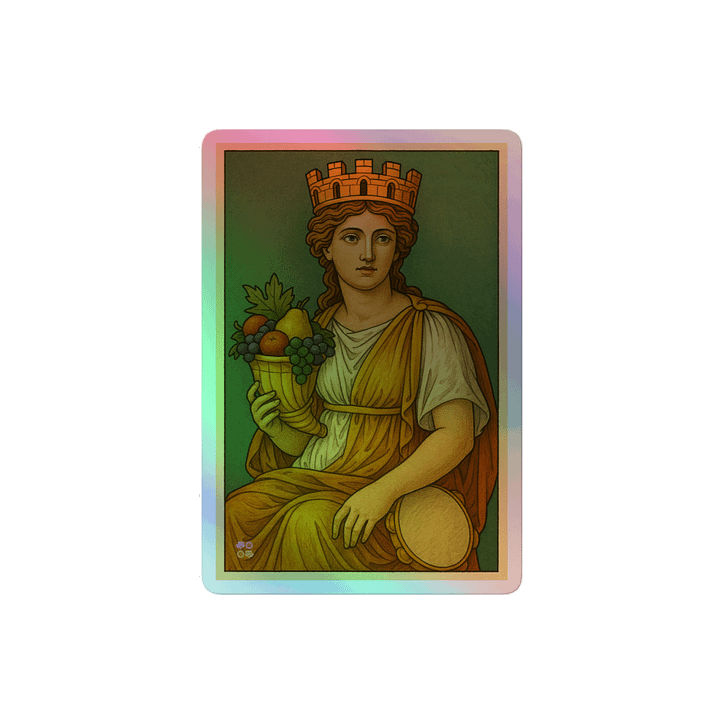 Goddess Fortuna Annonaria Holographic Sticker product image (2)