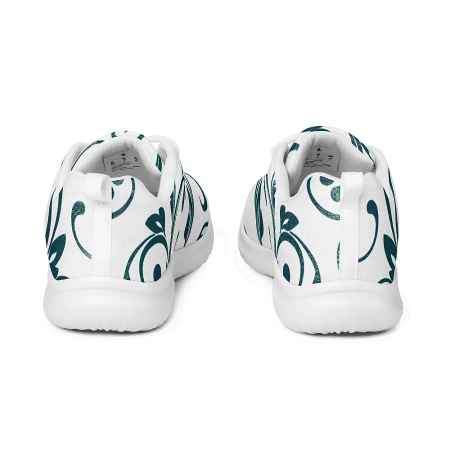 Teal Twirls Women's Athletic Sneakers product image (4)