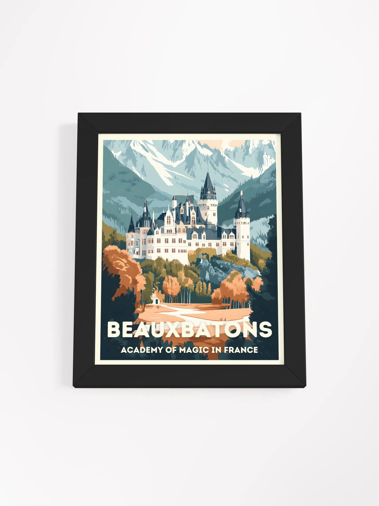 Beauxbatons Vintage Travel Poster product image (1)