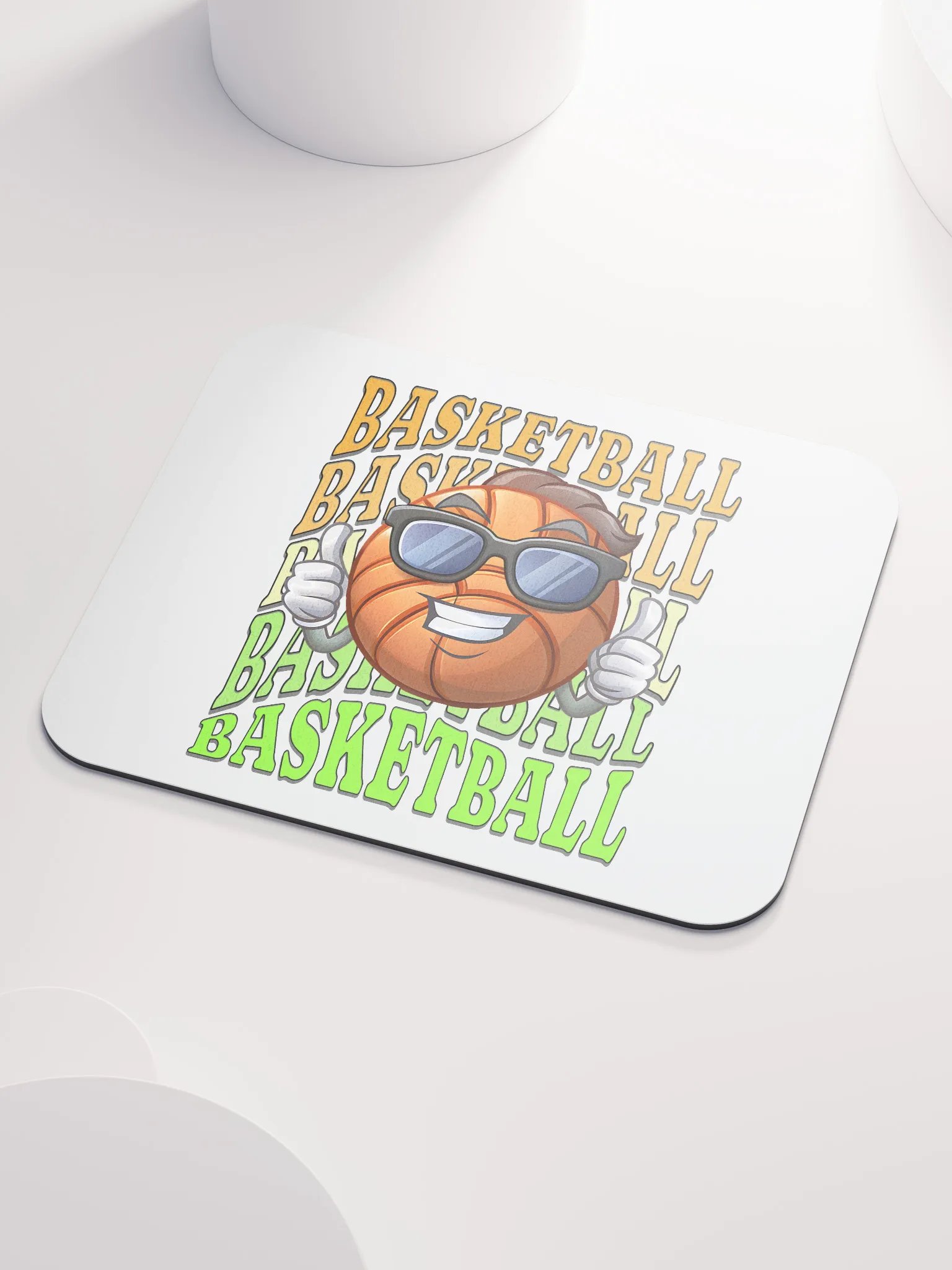 Thumbs Up Basketball Fun Mouse Pad product image (3)