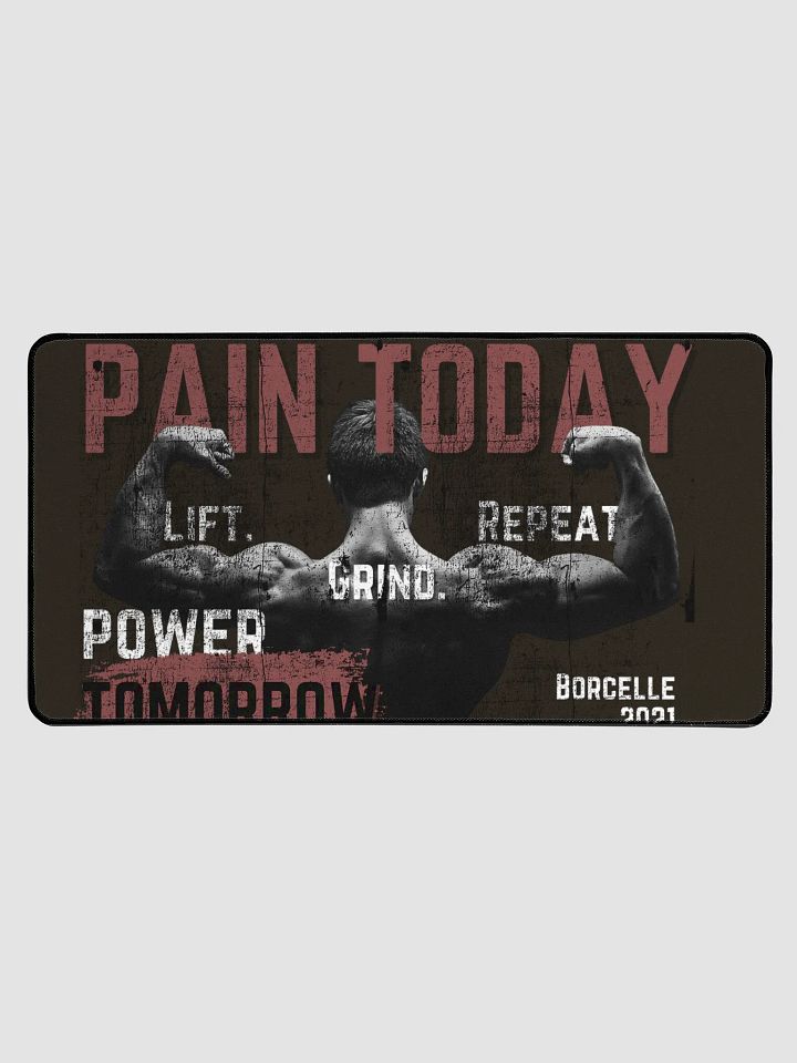 Motivational Muscle Flex Desk Mat 15.5x31.5 product image (1)