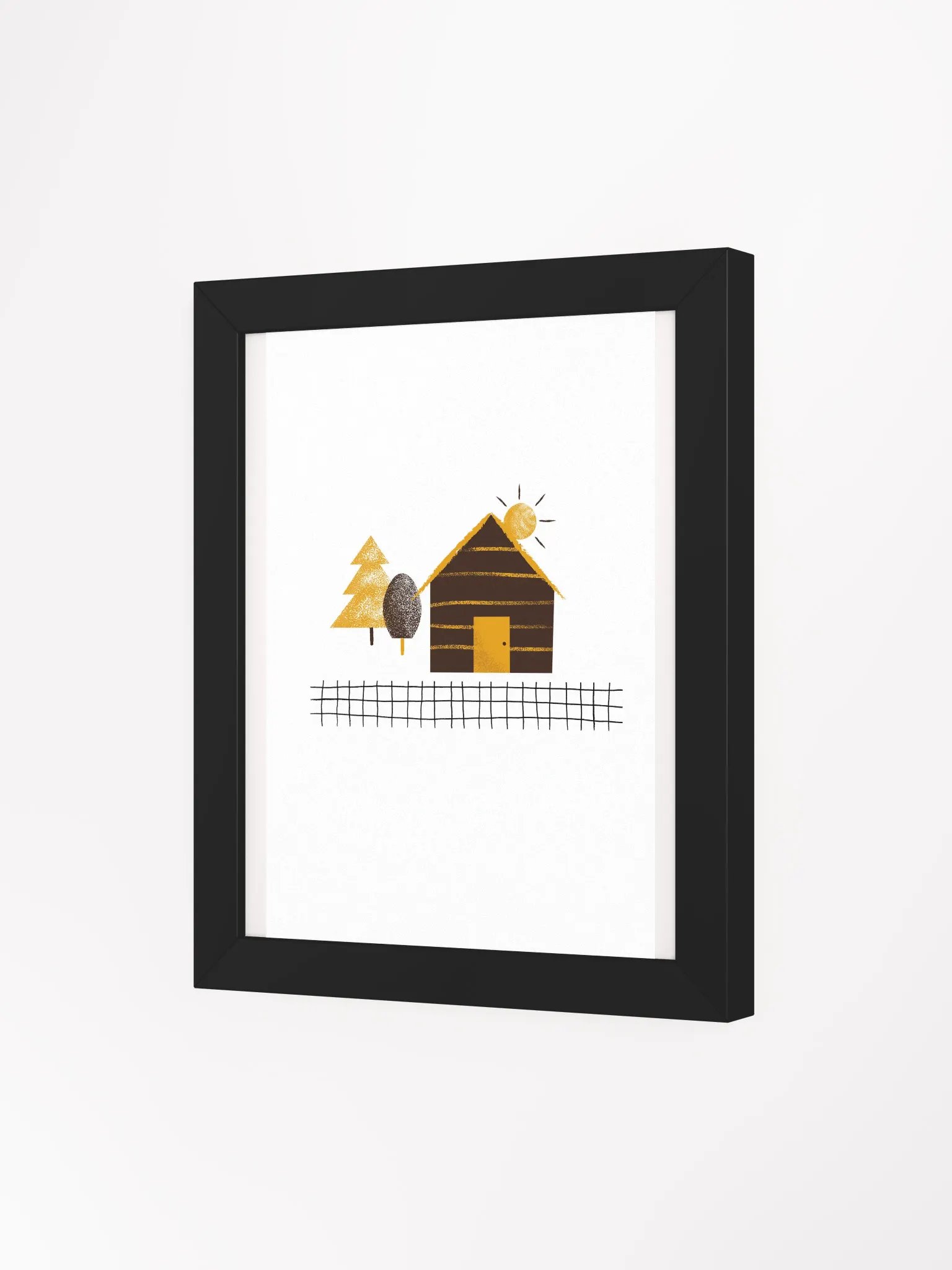 Cabin in the woods Framed Poster product image (69)