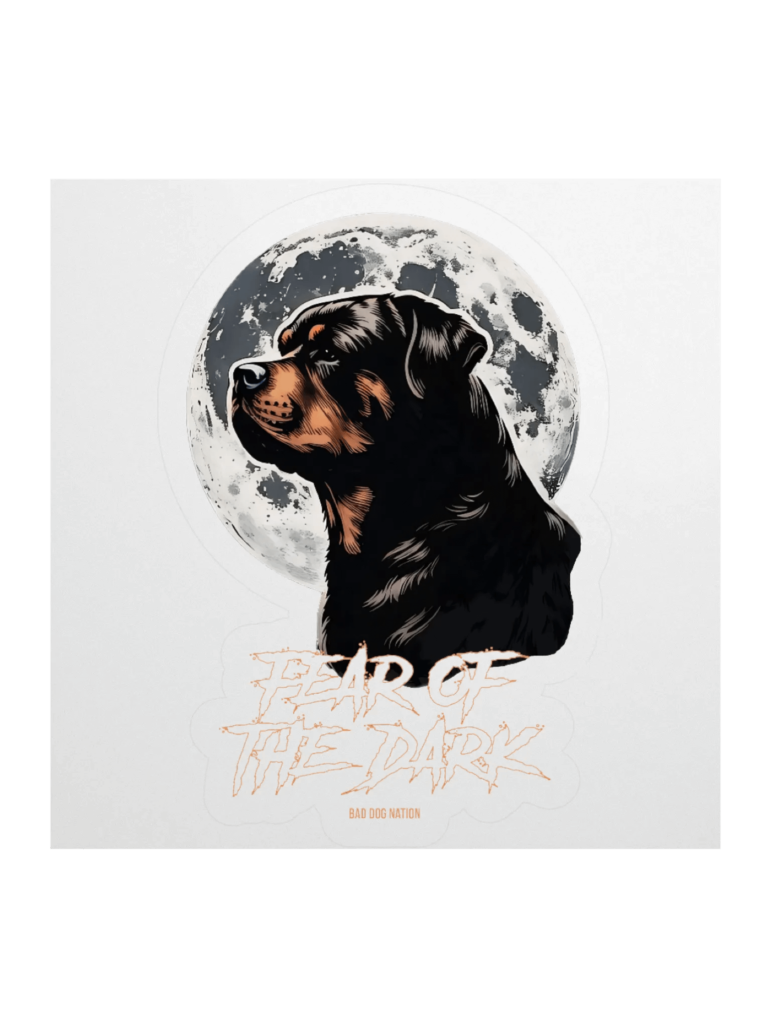 Fear of the Dark Rottweiler K9 Sticker product image (1)