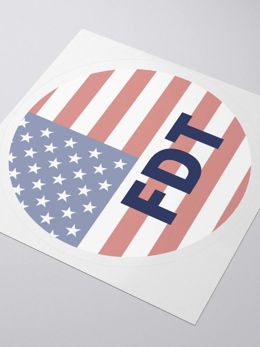 Patriot Round Sticker. product image (12)