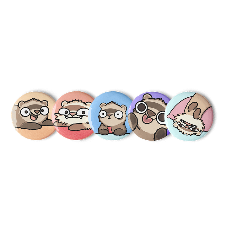 Ferret Badge Set product image (1)