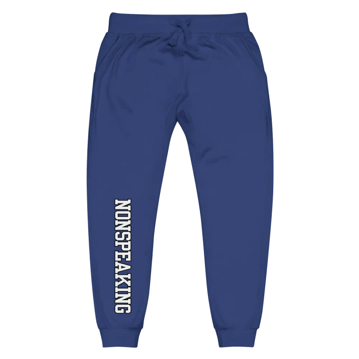 NONSPEAKING printed fleece sweatpants product image (1)