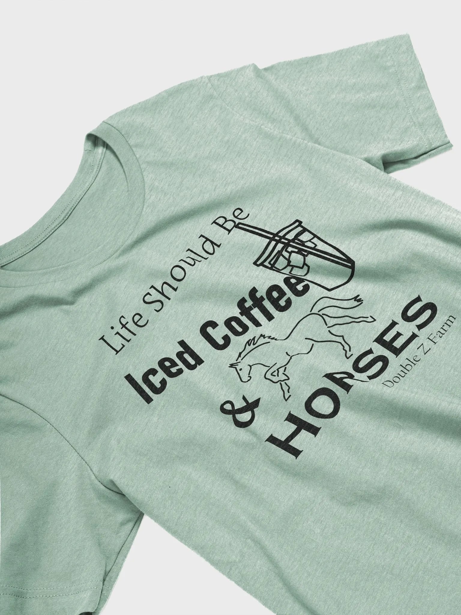 Iced Coffee and Horses Tee product image (3)