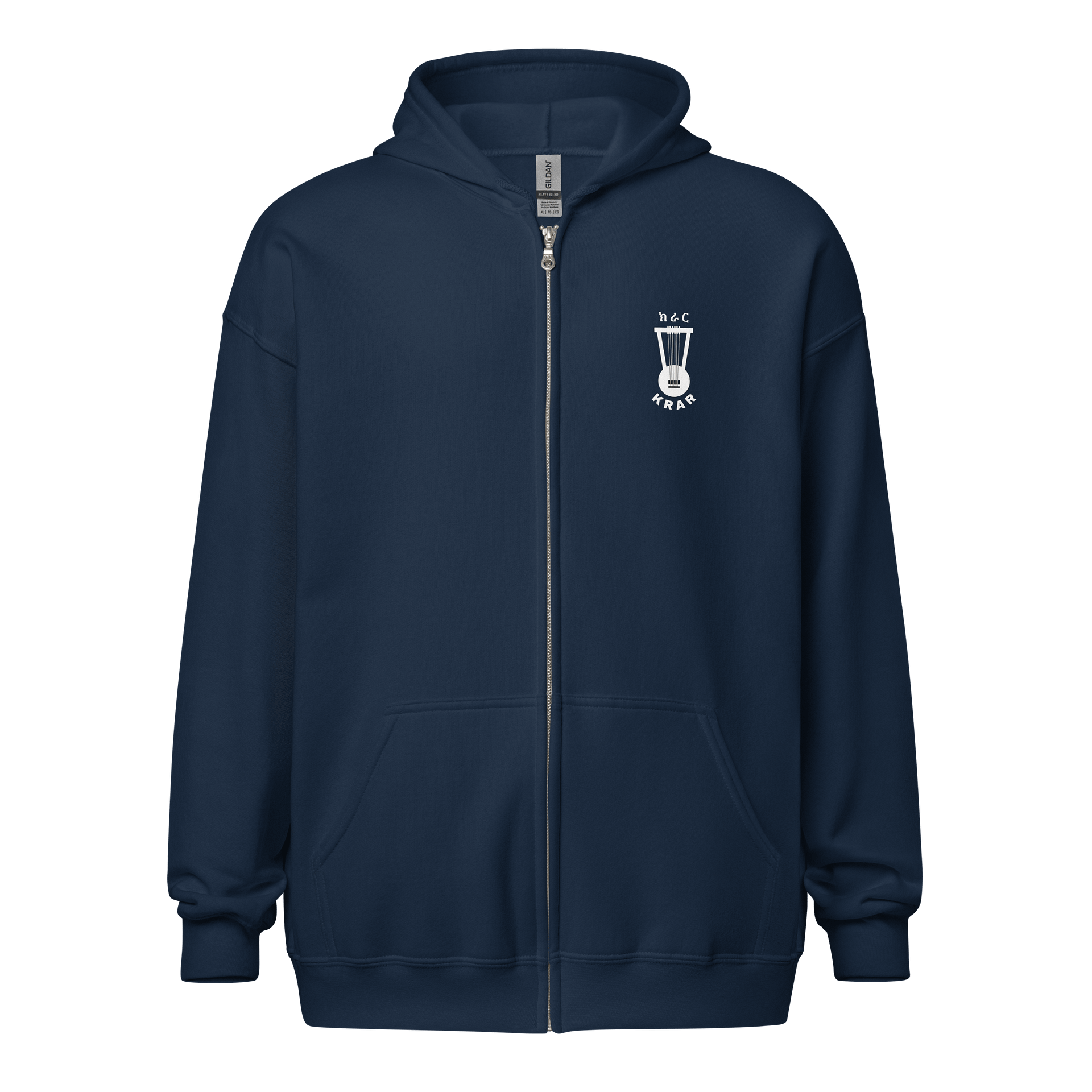 KRAR Ge'ez Unisex Zip Up Unisex Hoodie product image (9)