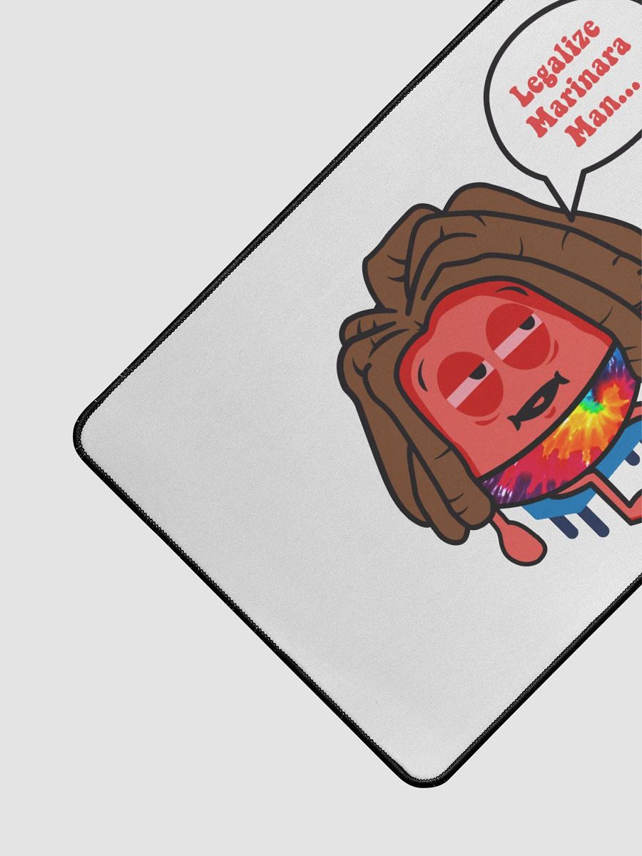 Legalize Marinara Tomat | Space Tomato Gaming Desk Mat product image (3)