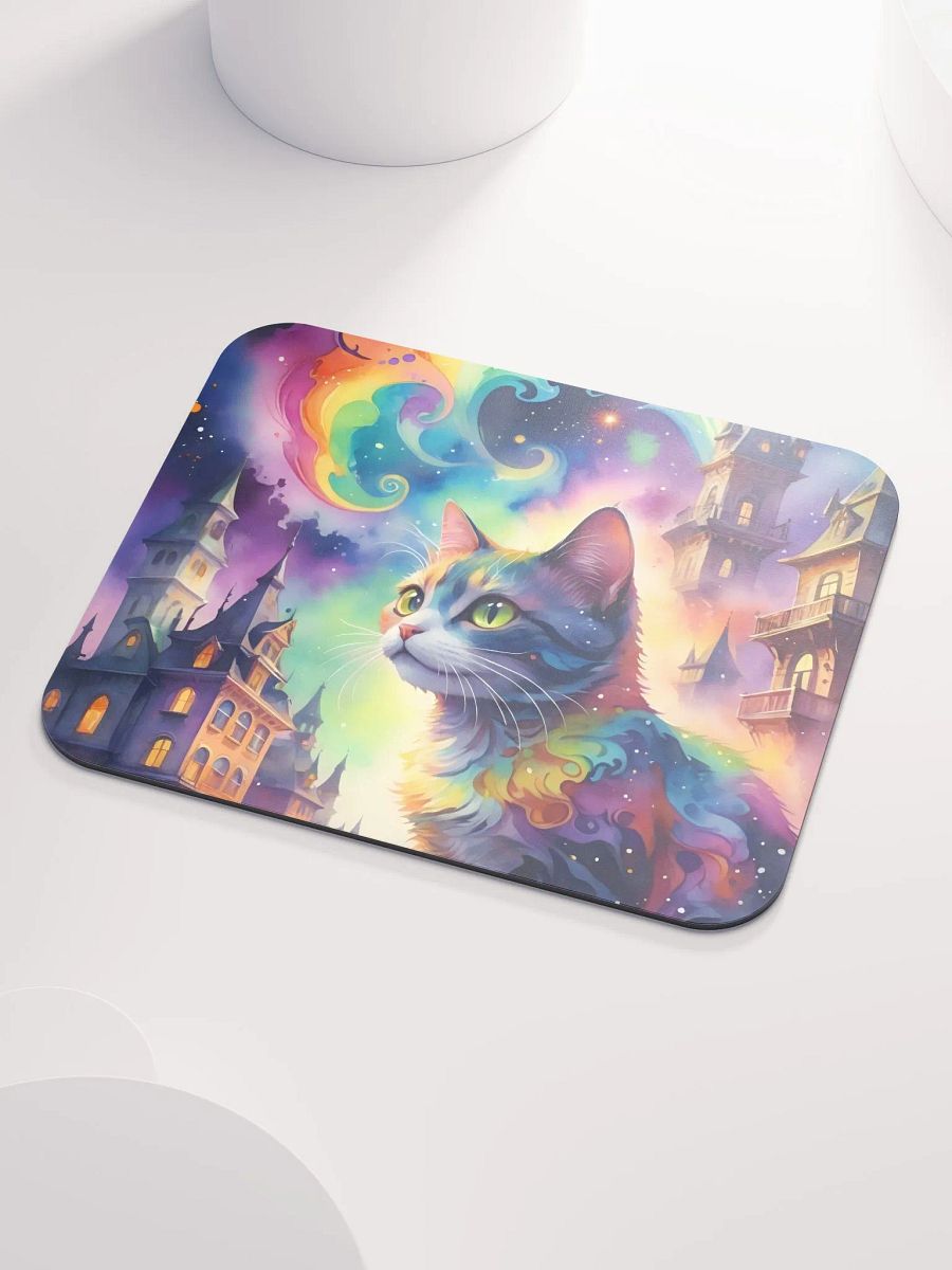 Rainbow Castle Cat Mouse Pad product image (4)