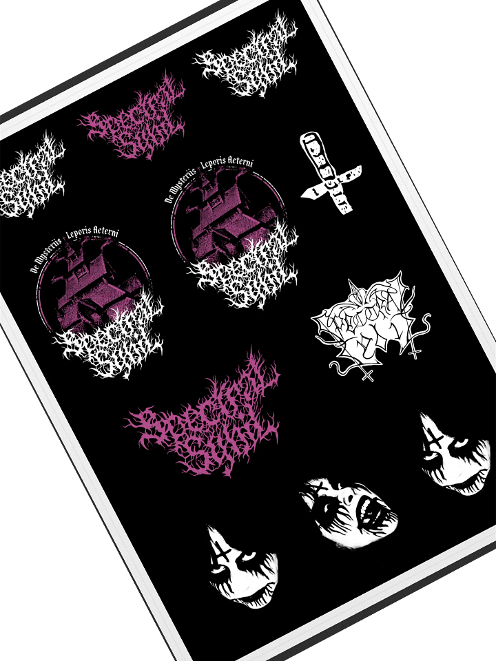 Black Metal Easter 2025 Sticker Set product image (1)