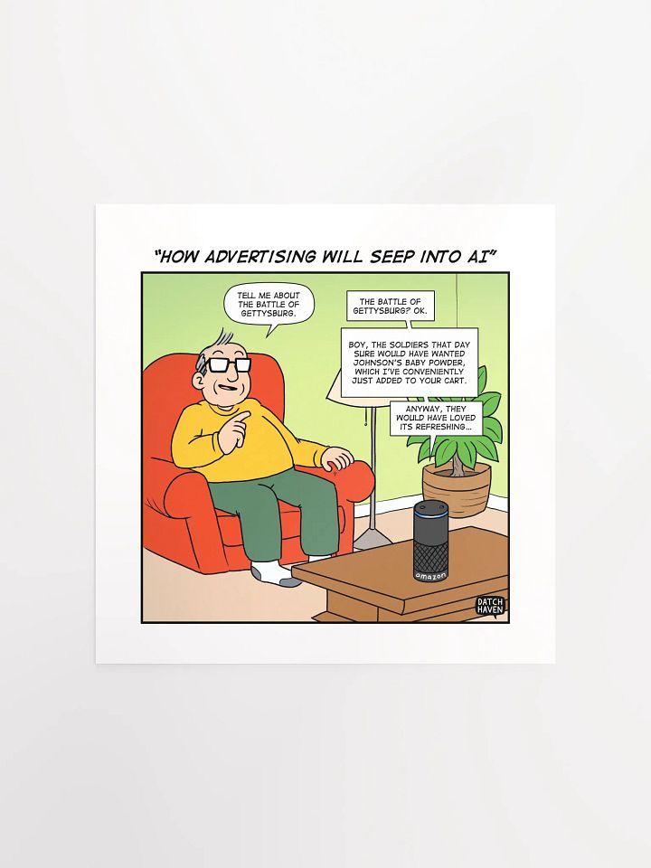 "Google Ad pros' scary stories" poster (10″×10″) product image (1)