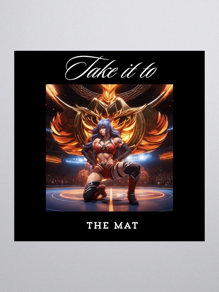 Take it to the mat sticker product image (3)