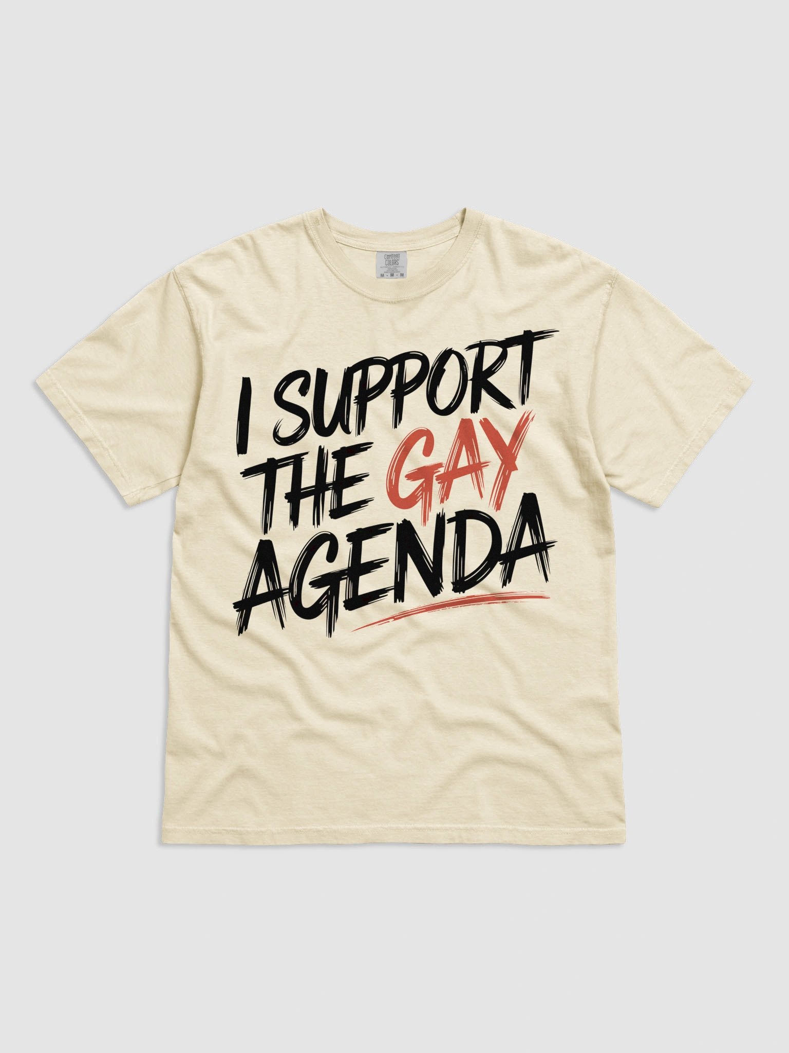 I Support The Gay Agenda Unisex T-Shirt product image (1)