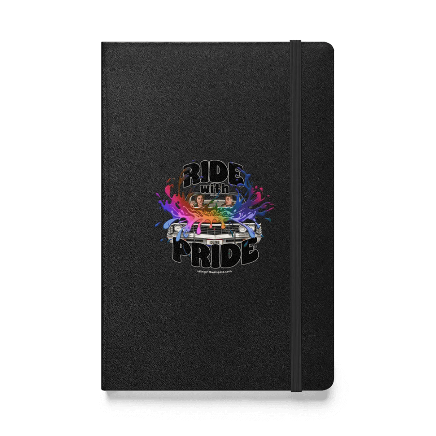 Ride with Pride Lined Notebook - Dark Colours product image (1)