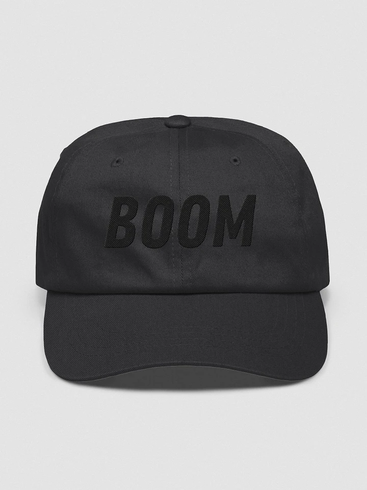 Boom black on Black Dad Hat product image (1)