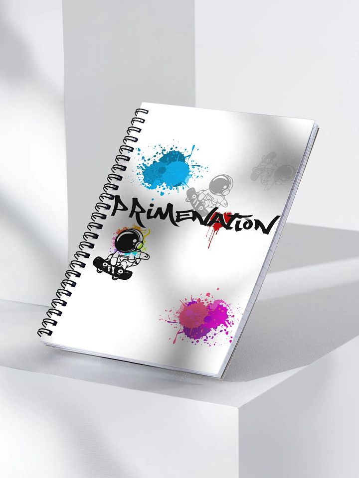 Cosmic Skater Spiral Notebook product image (2)