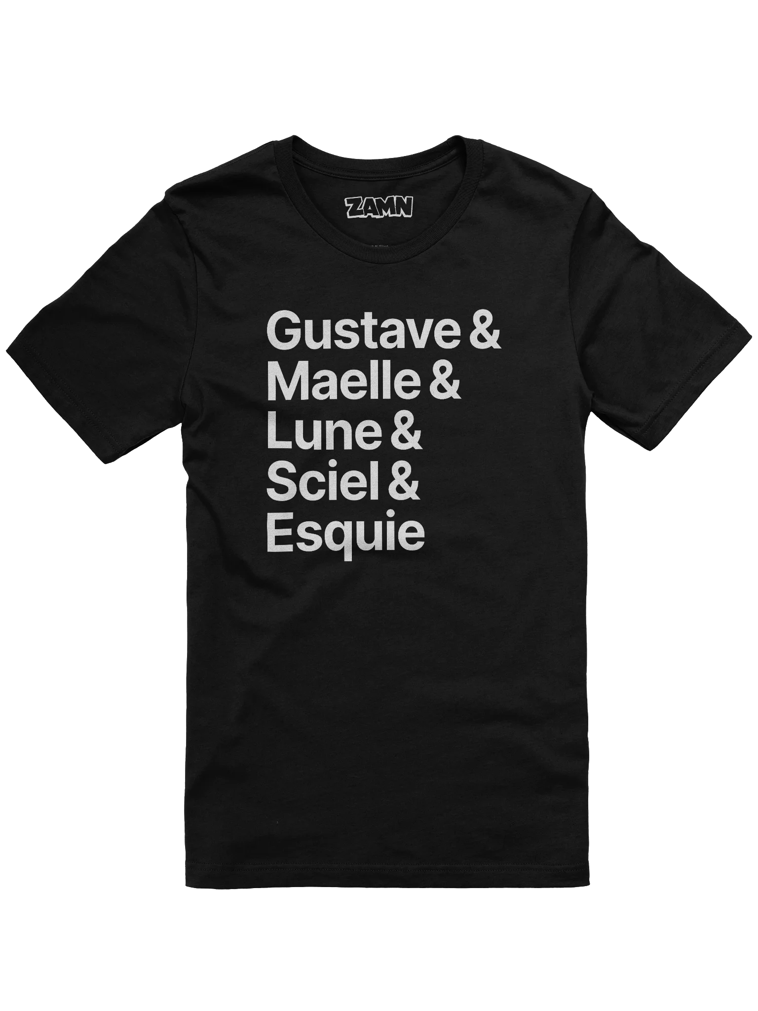 Clair Obscur: Expedition 33, Act I Names Tee product image (1)