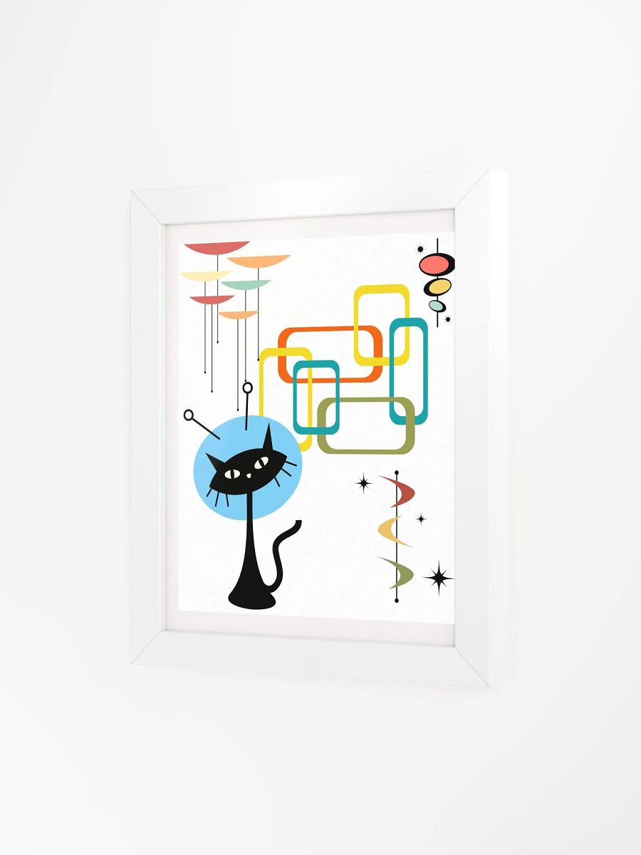 Cosmic Cat Framed Matte Poster product image (29)