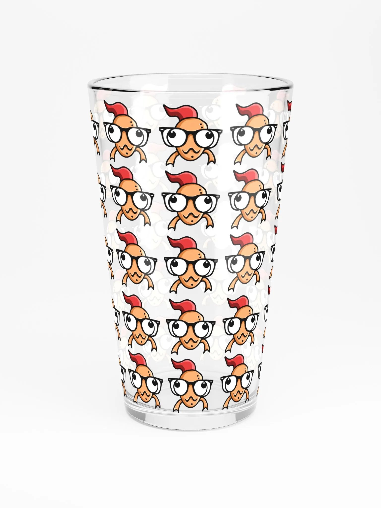 FEESH Logo Pint Glass [allover] product image (3)