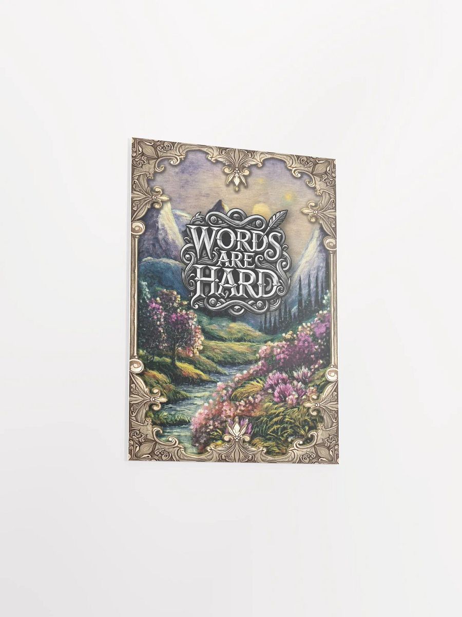 Words are Hard Poster product image (3)