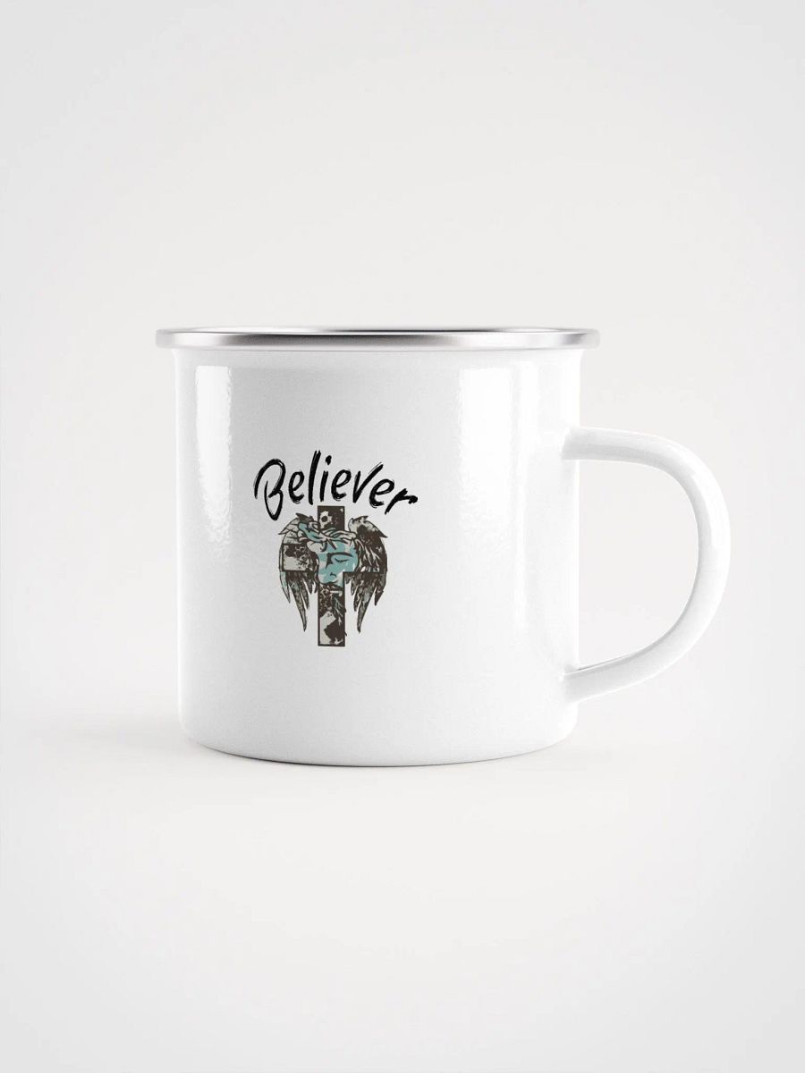 Mystical Faces Enamel Camping Mug product image (1)