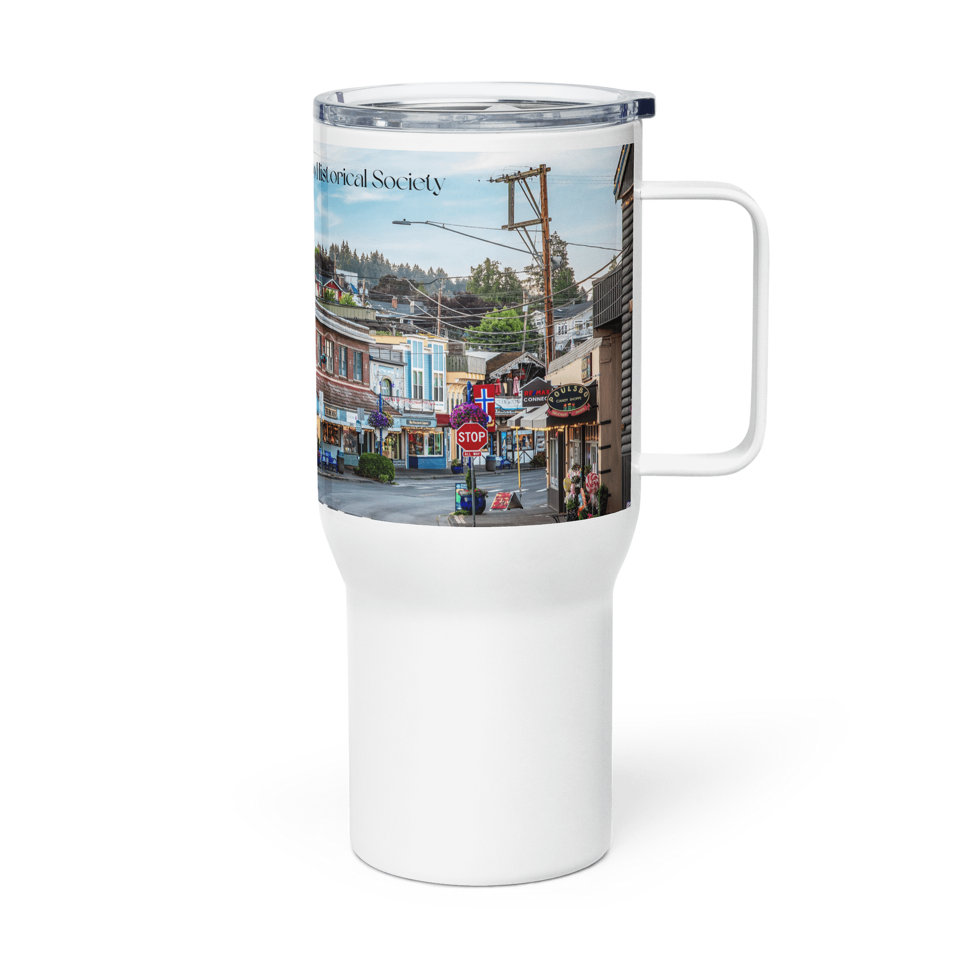 Quaint Town Charm Travel Mug product image (4)