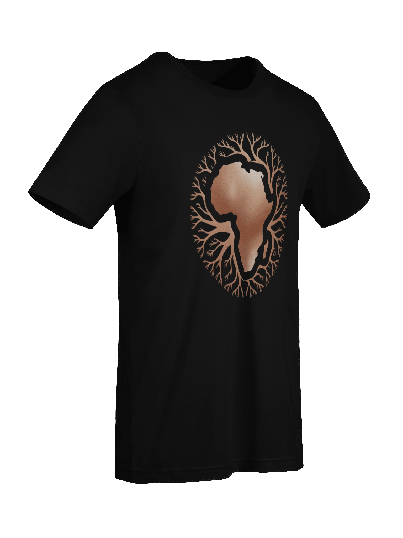 Africa of Map Tree Root Art Print Supersoft T-shirt product image (9)