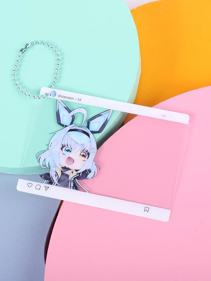 Social Media Stycle PVC Keychain product image (1)