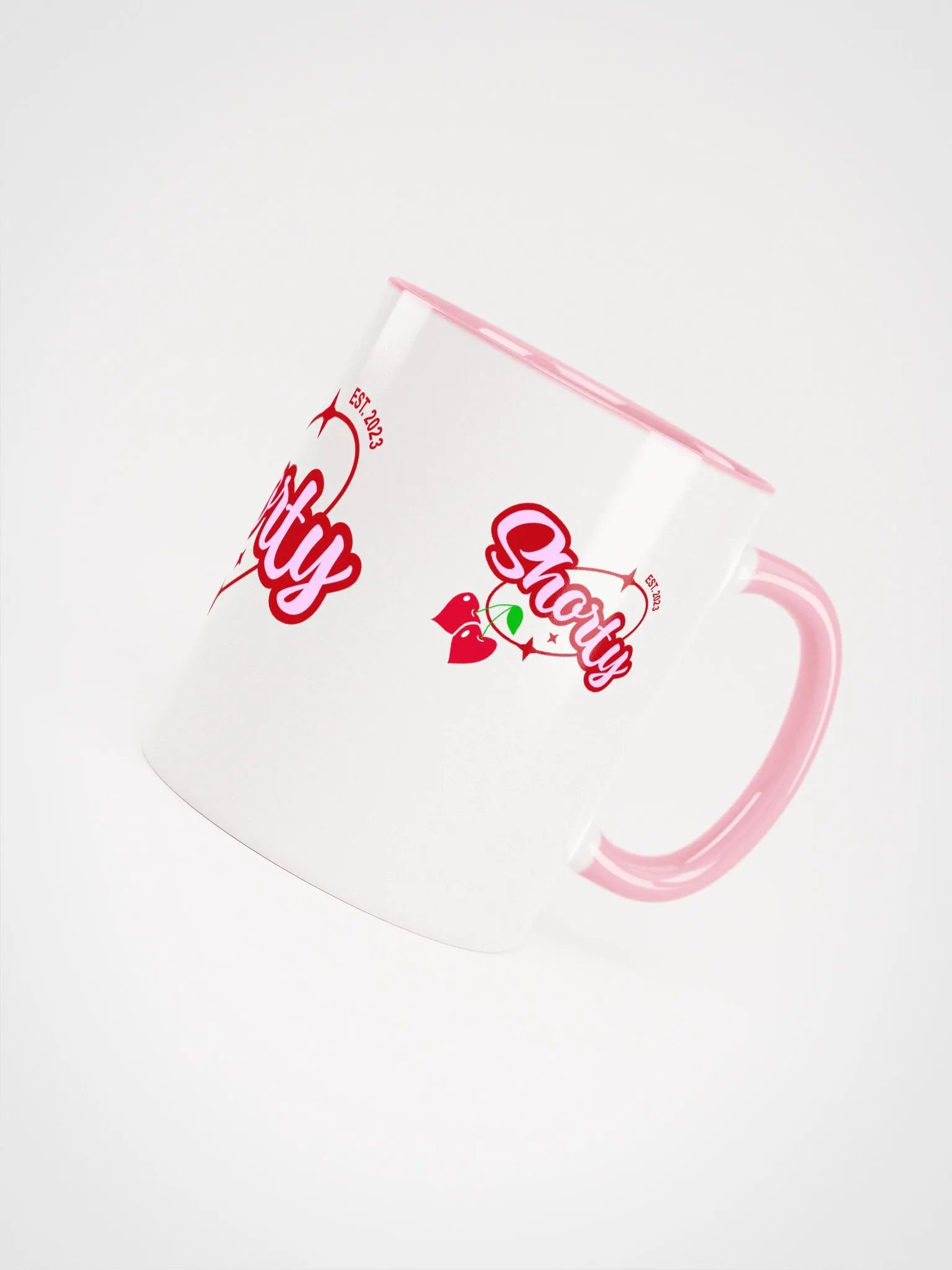 Shorty Cherry Love Mug - White/Pink product image (4)