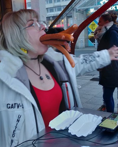 With the Oktoberfest post, might as well add the infamous 1 girl 5 German sausages to her mouth when I was in Germany. And I ...