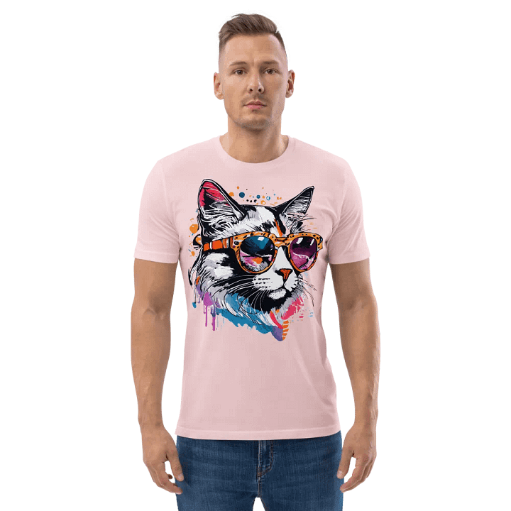 Colorsplash Hippie Katze 6 , Shirt product image (6)