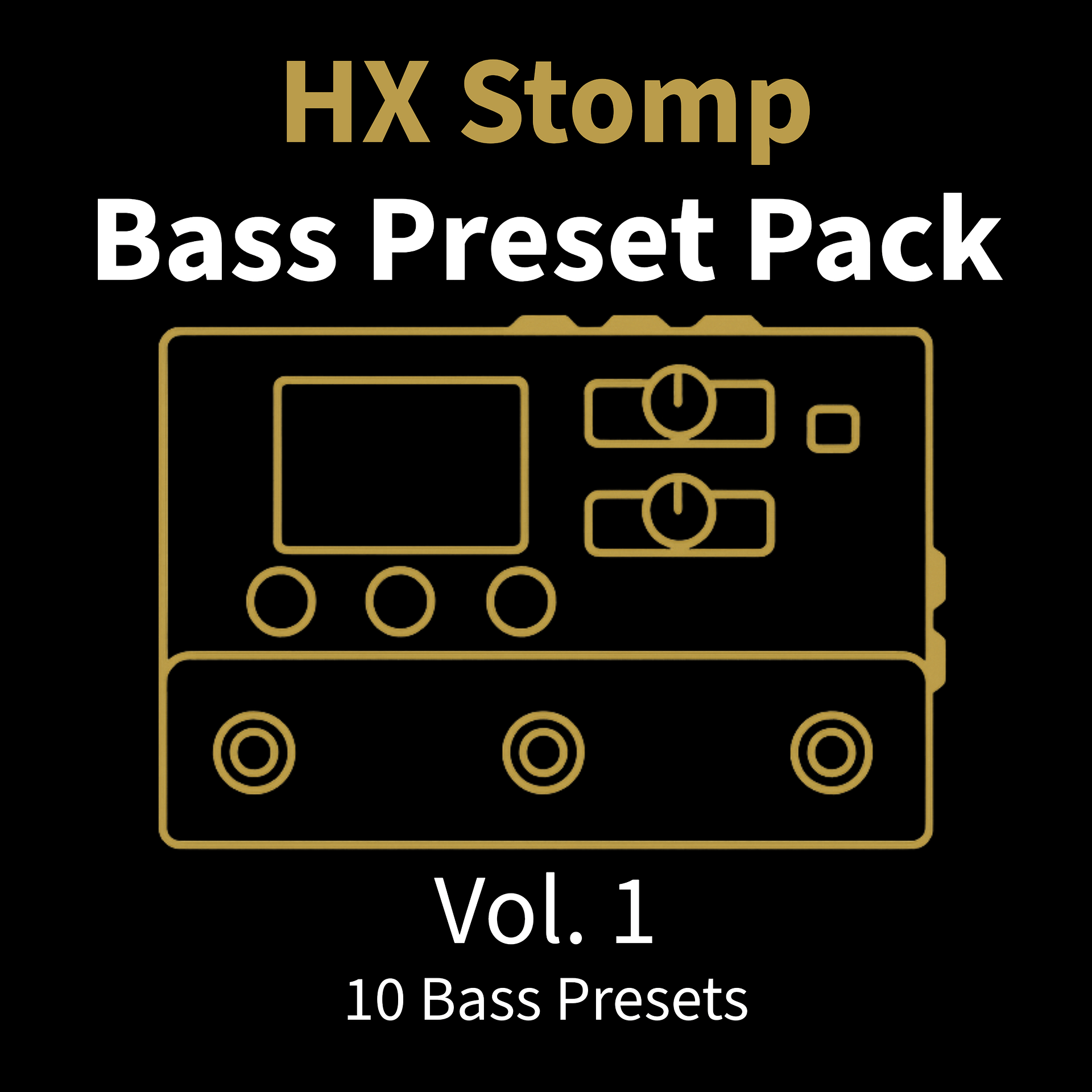 NEW! HX Stomp Bass Preset Pack - Volume 1 (10 Presets) product image (1)