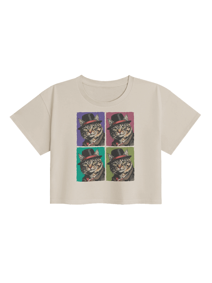 The Smoking Cat Society Premium Crop Top product image (17)