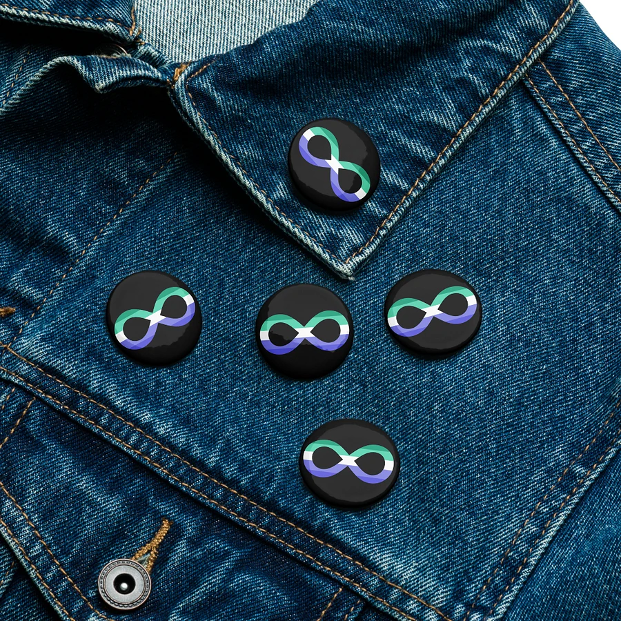 Gay Autistic Infinity Pin Set product image (7)