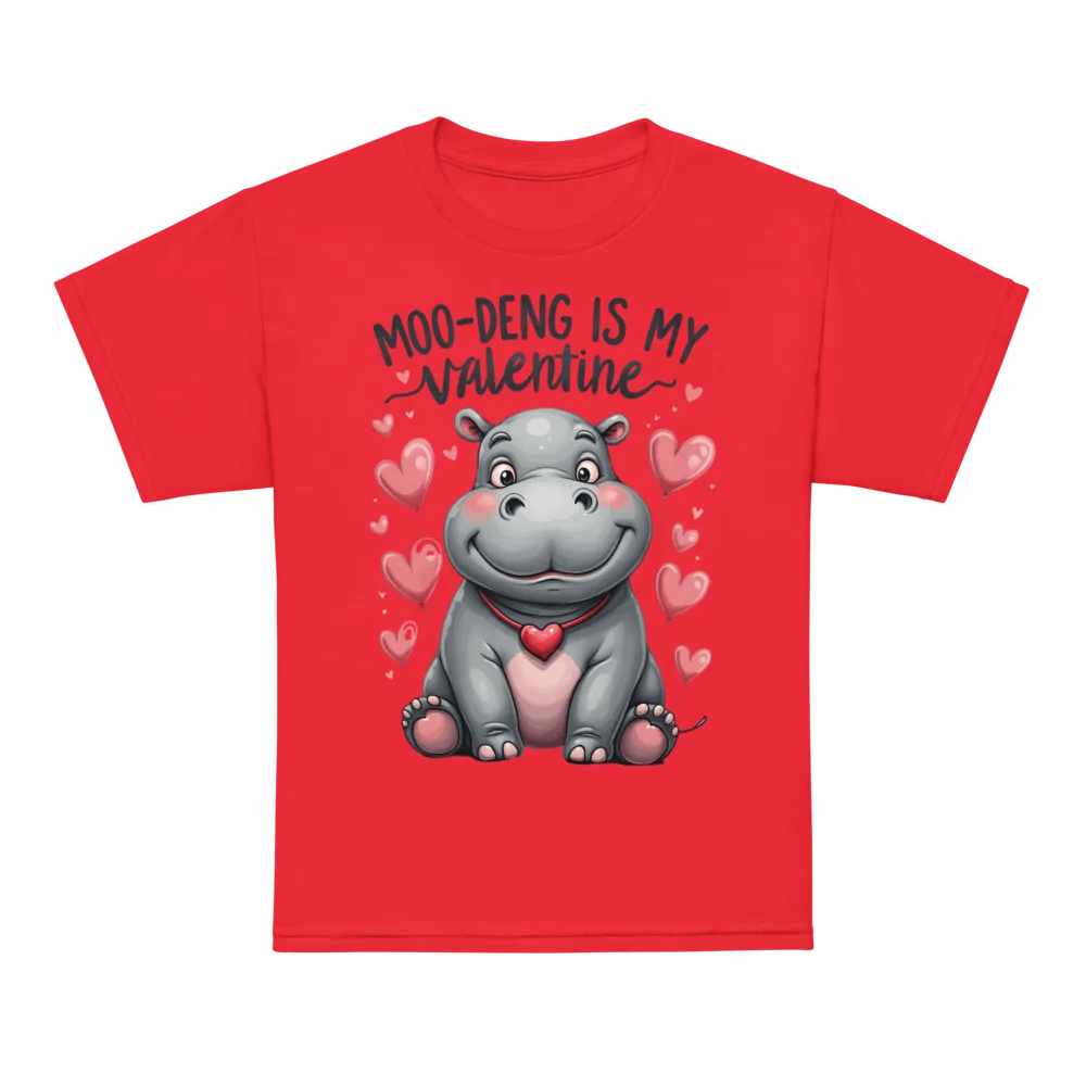 Moo-Deng is My Valentine Youth Tee product image (31)