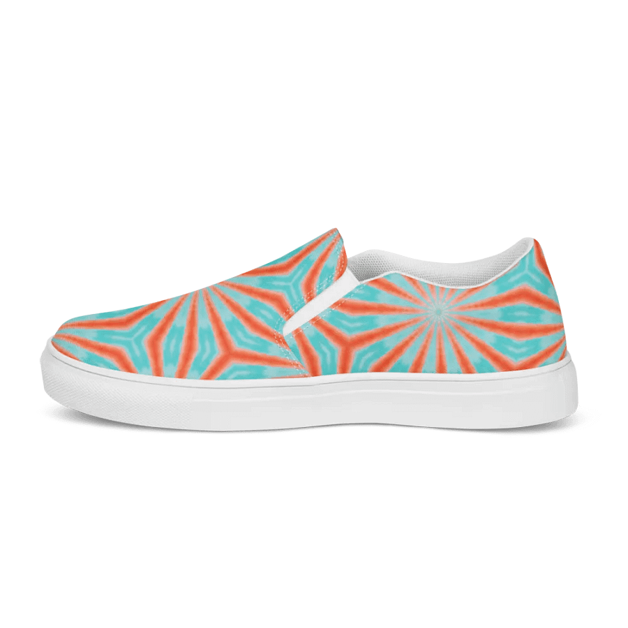 Radiant Burst Women's Canvas Slip-Ons product image (4)