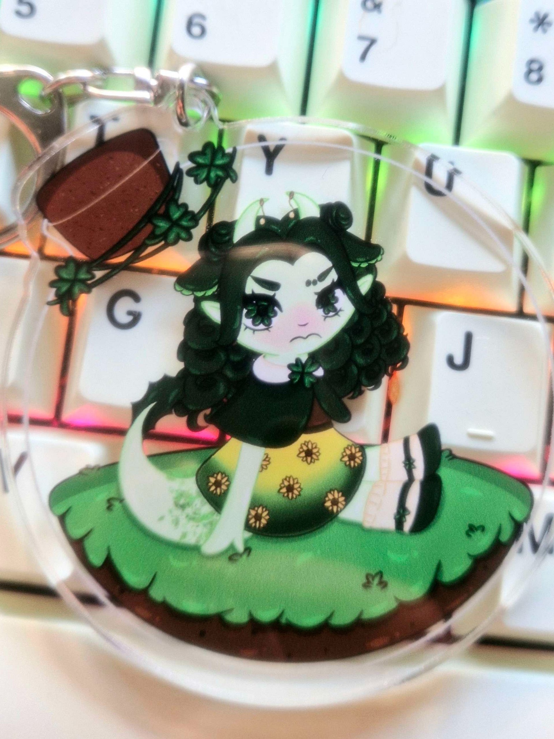 Terrarium Bulbie Acrylic Keychain product image (1)