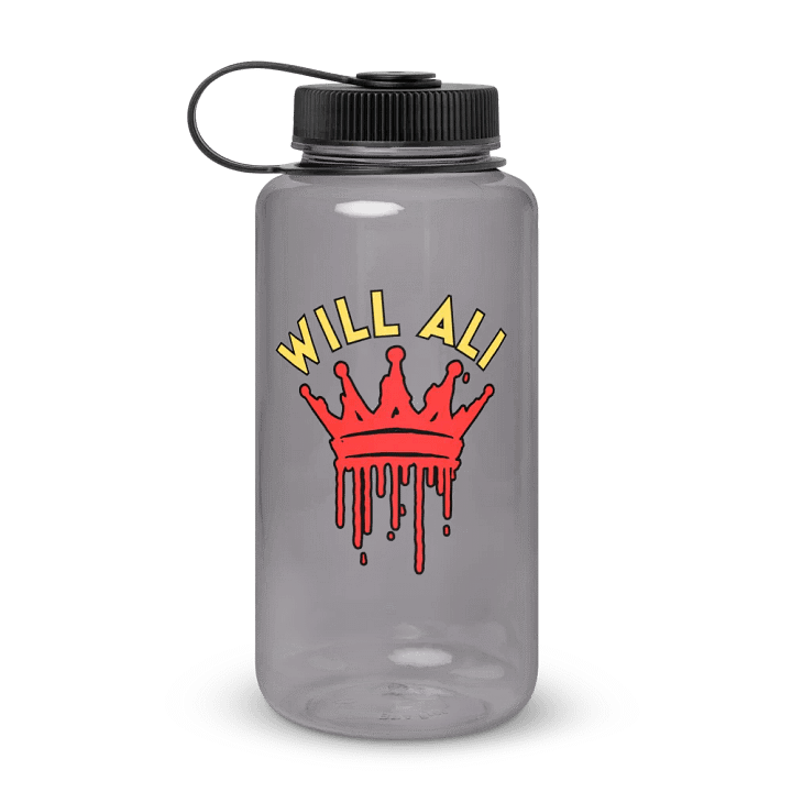 Official "Will Ali" plastic water bottle product image (1)