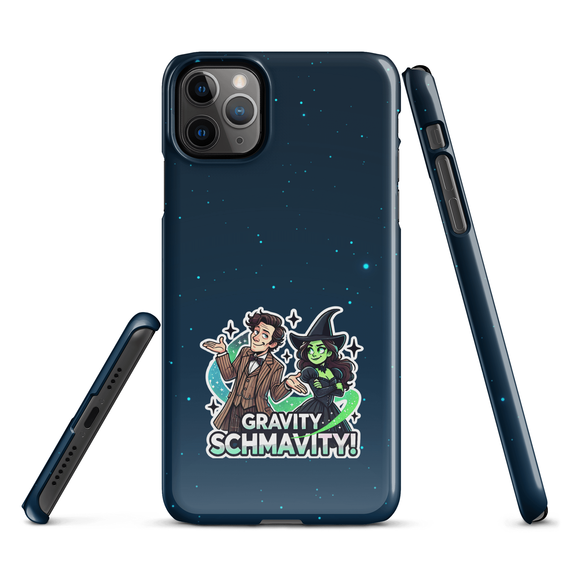 Defying Gravity Schmavity iPhone Case – Snap-On Wicked Doctor Who Mashup Cover product image (2)
