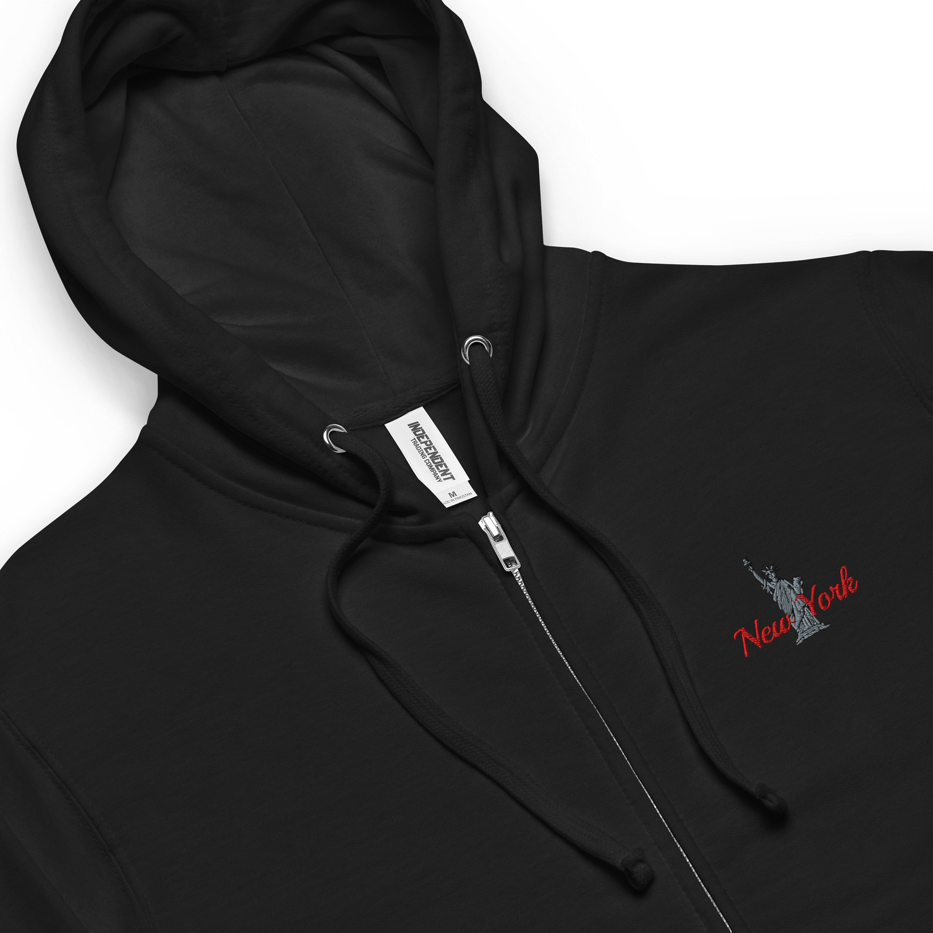 Liberty's Embrace Embroidered New York Zip-Up Hoodie product image (16)