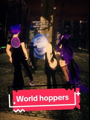 how it feels when your friend is a world hopper @Snowy708 @MiraVRc @SassyPanda97  #vrgame #vrchat #friends #comedy #worldhopping 