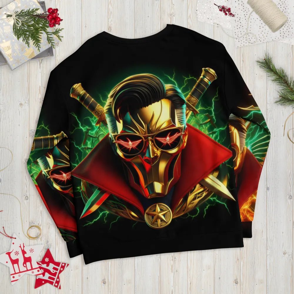 Silver Robot-Skull Face - Unisex Sweatshirt #39 product image (11)