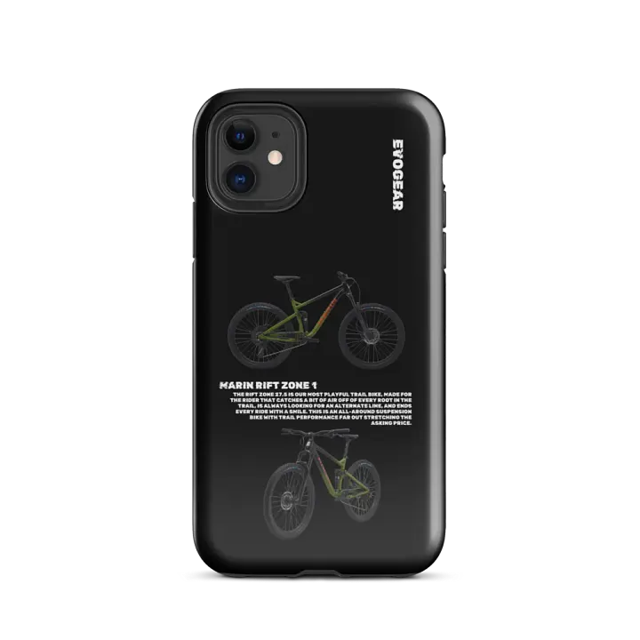 Black Marin Rift Zone 1 iPhone Case product image (2)