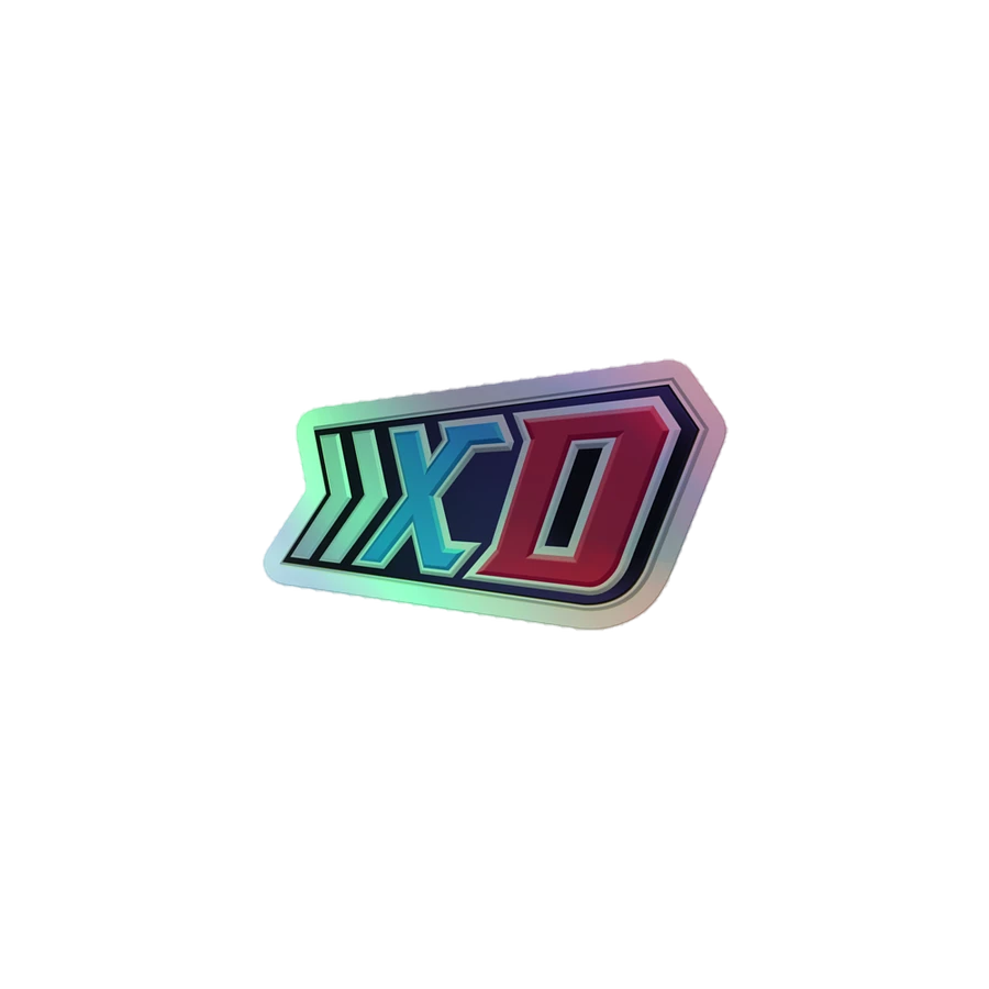 Spin Rhythm XD Short Logo Holographic Sticker product image (1)