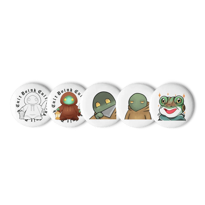 Doink Cult Pinset With Frog Friend product image (1)