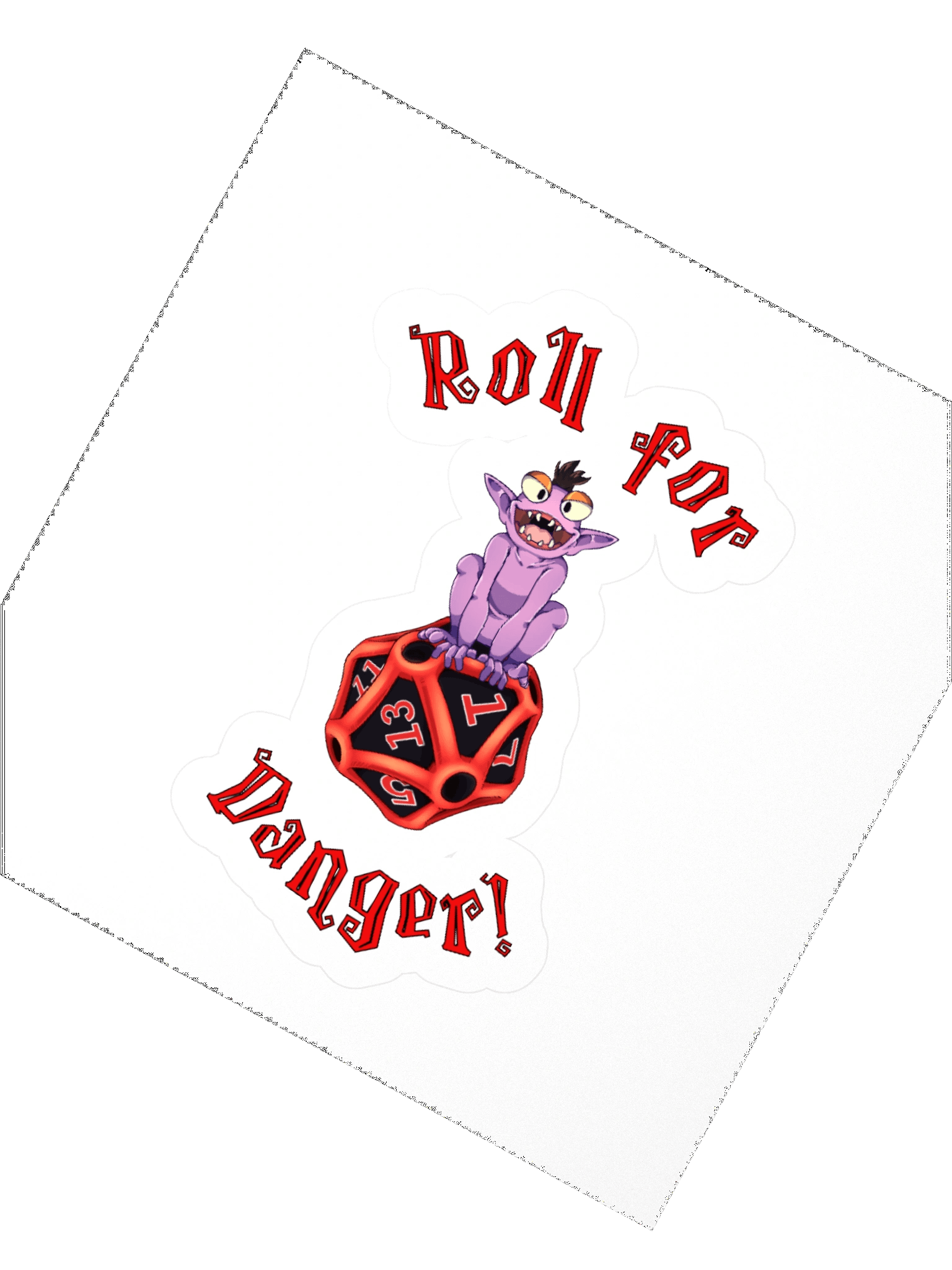 Roll for Danger sticker! product image (5)