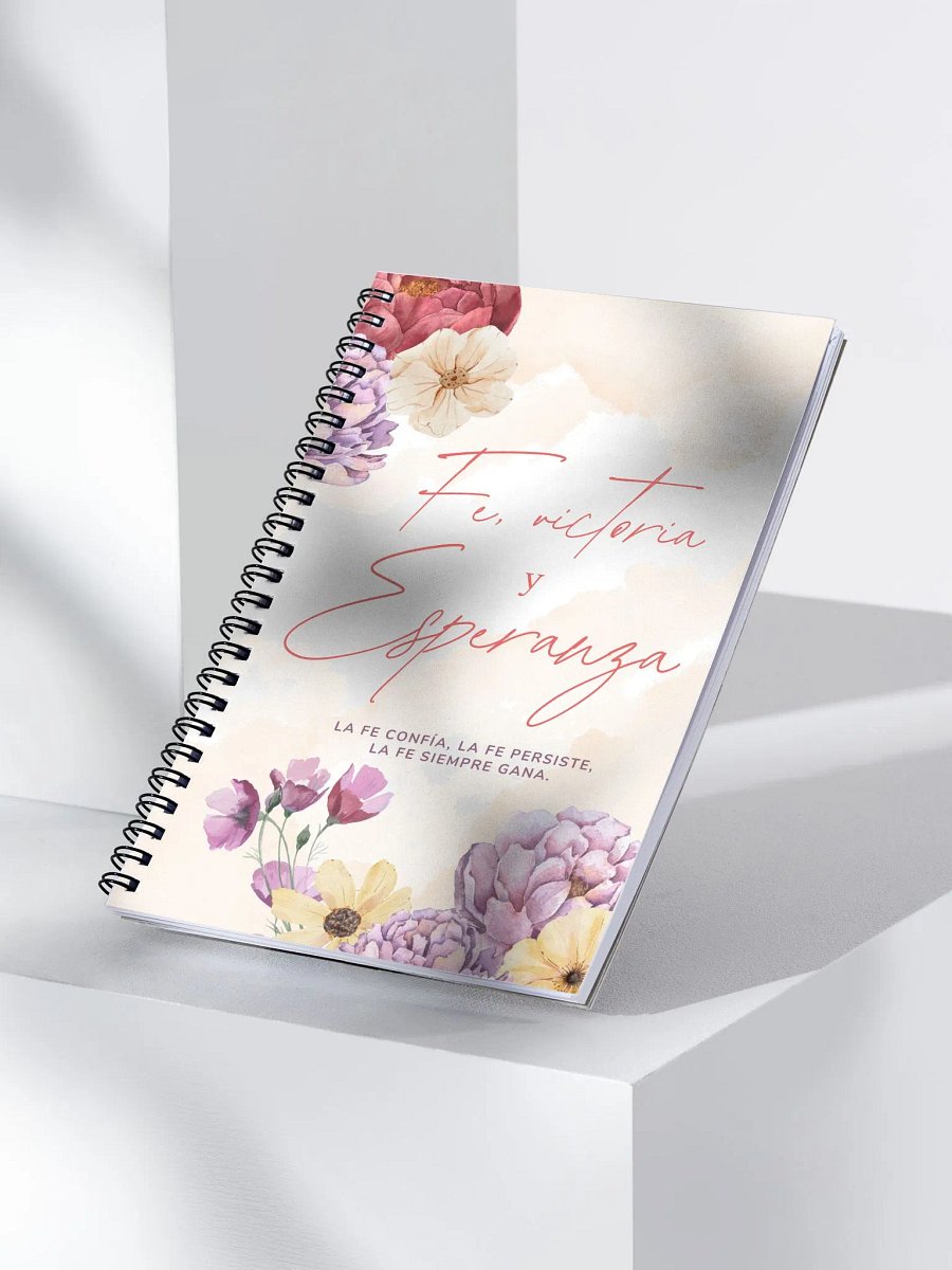 Fe, Victoria y Esperanza Spiral Notebook product image (3)