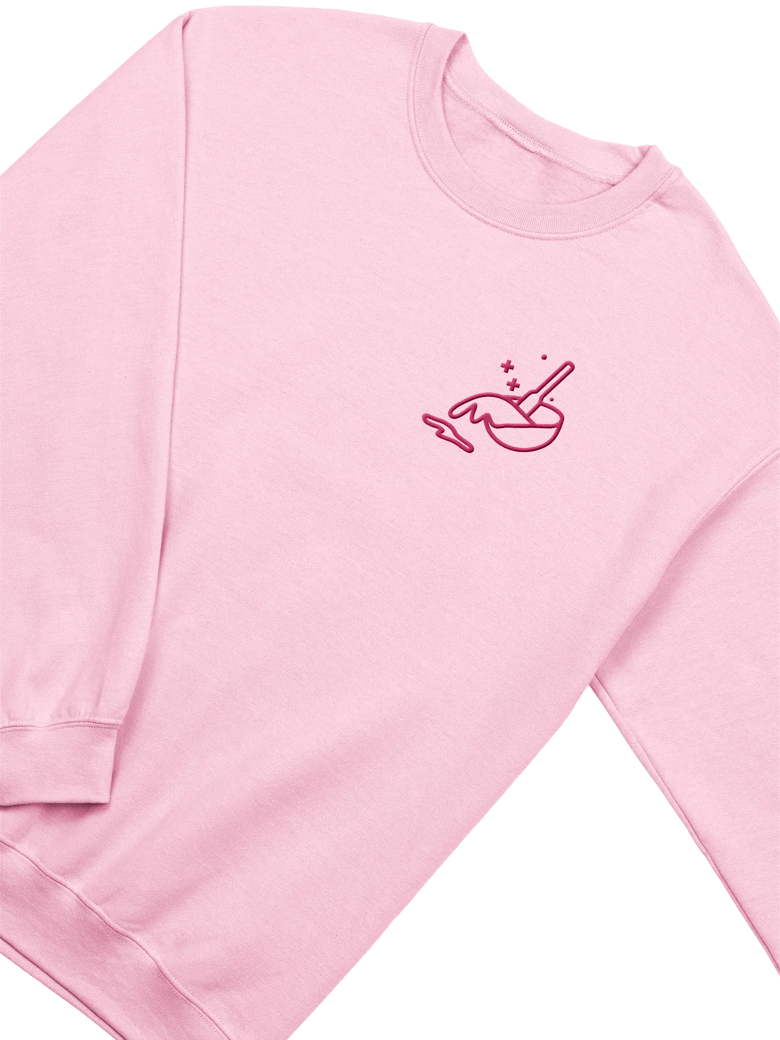 The Amateur Embroidered Sweater (Pink) product image (4)